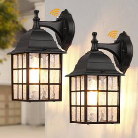 M0910 Wihtu 2-pack Dusk To Dawn Outdoor Wall Lights Sensor Exterior Light Fixtures M0910 Wihtu 2-pack Dusk To Dawn Outdoor Wall Lights Sensor Exterior Light Fixtures