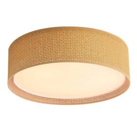 Wbfm-zp31-sp Wingbo Flush Mount Ceiling Lights 20 Inch 5-light Drum Sepia Finish With Acrylic Shade
