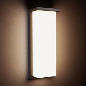 Ip65 Wiselume 720310873841 Modern Black Outdoor Wall Light Fixtures 18/20/22w Porch Lights Waterp Ip65 Wiselume 720310873841 Modern Black Outdoor Wall Light Fixtures 18/20/22w Porch Lights Waterp