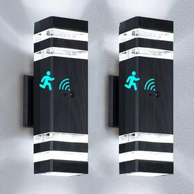 Wiselume 720310874527 Motion Sensor Outdoor Wall Lights Dusk To Dawn Up And Down Sconce Black Alu Wiselume 720310874527 Motion Sensor Outdoor Wall Lights Dusk To Dawn Up And Down Sconce Black Alu