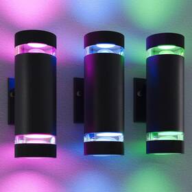 K41075-3 Wowlite Rgb Up And Down Lights Outdoor Wall Sconce Smart Exterior Lighting F
