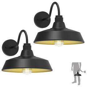 Ls24f57vb Xifeiniu 14.5 Inch Dome Gooseneck Barn Light Outdoor Anti-rust&waterproof Farmhou