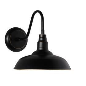 Y Decor 810129431506 Aa Warehousing 1-light Led Outdoor Barn Lighting In Imperial Black