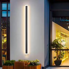 Yansun 445046438456 1-light Black Led Outdoor Wall Light Modern Integrated Waterproof Lantern S Yansun 445046438456 1-light Black Led Outdoor Wall Light Modern Integrated Waterproof Lantern S