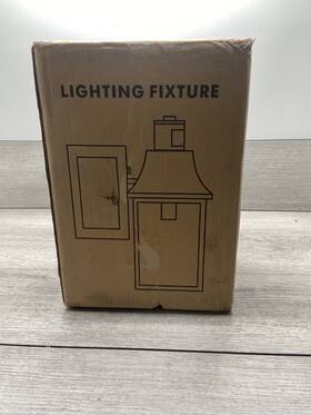 Yansun Ha-wl108-1ak1 1-light Black Dusk To Dawn Motion Sensor Outdoor Lantern