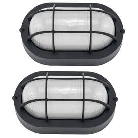 Yaokuem 787446757858 Outdoor Led Bulkhead Light Worked As Flush Mount Ceiling Wall L
