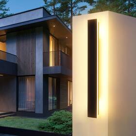 2023-8-12-4 Ycmgead Outdoor Wall Light Led Long Sconce 31.5in Ip65 Waterproof Black Modern O 2023-8-12-4 Ycmgead Outdoor Wall Light Led Long Sconce 31.5in Ip65 Waterproof Black Modern O