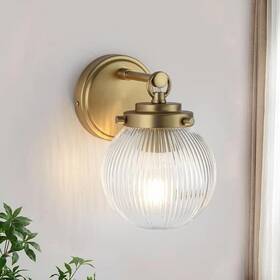 Ptr-1063381 Yinsp Yftinsp 5.91 Inch 1-light Brushed Gold Vintage Industrial Wall Sconce Light
