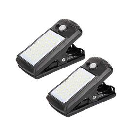 Jzbd-2p-2023 Yjfwal 2 Pack Solar Lights Outdoor 40 Led 3 Modes Clip On With Motion S