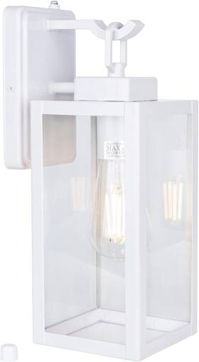 Yoonlit Smartlife 600310143383 Dusk To Dawn Outdoor Wall Lantern Sconce As Porch Light Fixtures Antirust W