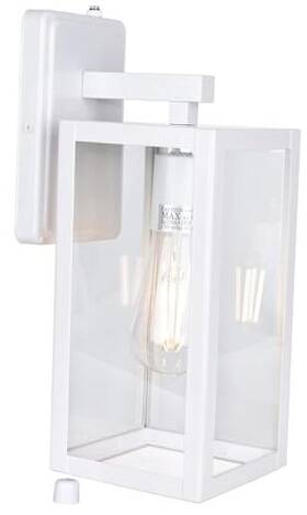 Yn-wl008 Yoonlit Dusk To Dawn Outdoor Wall Lantern Front Porch Lights Anti 1-pack White