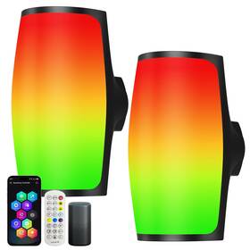 W24rgbcw Yotivki Outdoor Wall Light 2400lm Smart Rgbww Porch Lights With 50 Scene Mod