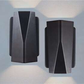 Ytzlvw 6012 Plusled Up And Down Modern Led Wall Sconces Outdoor Porch Lights Waterproof 2pk