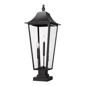 5008phxls-sqpm-bk Z-lite - Post Lights Outdoor Lighting