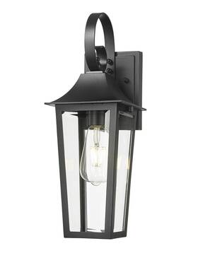 Mount-17.25 Z-lite 5008s-bk - Gannon 1 Light Outdoor Wall Inches Tall And 6 Wide