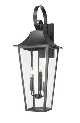 5008xl-bk Z-lite 5008xl Gannon 3 Light 34 Inch Tall Marine Grade Outdoor Wall - Black