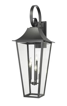 5008xxl-bk Z-lite 5008xxl Gannon 5 Light 44 Inch Tall Marine Grade Outdoor Wall - Black
