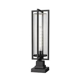 5013phbs-sqpm-bk Z-lite - Post Lights Outdoor Lighting 5013phbs-sqpm-bk Z-lite - Post Lights Outdoor Lighting