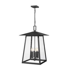 5015chxxl-bk Z-lite 6 Light Outdoor Chain Mount Ceiling Fixture