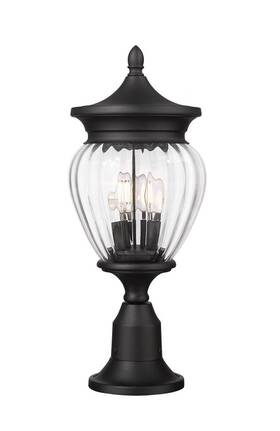 5016phmr-553pm-bk Z-lite - Davina 3 Light Outdoor Pier Mount-22.25 Inches Tall And 9 Wide 5016phmr-553pm-bk Z-lite - Davina 3 Light Outdoor Pier Mount-22.25 Inches Tall And 9 Wide