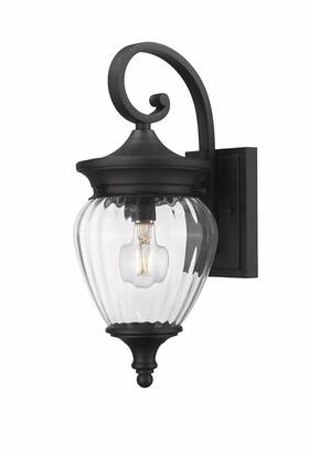 Mount-16.75 Z-lite 5016s-bk - Davina 1 Light Outdoor Wall Inches Tall And 7 Wide Mount-16.75 Z-lite 5016s-bk - Davina 1 Light Outdoor Wall Inches Tall And 7 Wide