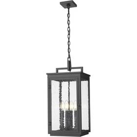 5019chb-bk Z-lite Hartwell Outdoor Pendant Or Chandeller Sand Black