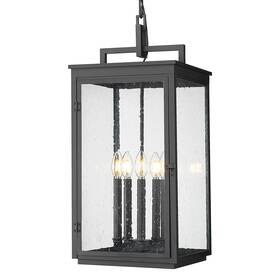 5019chxl-bk Z-lite 5019chxl Hartwell 5 Light 12 Inch W Outdoor Taper Candle - Black 5019chxl-bk Z-lite 5019chxl Hartwell 5 Light 12 Inch W Outdoor Taper Candle - Black