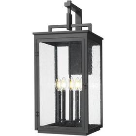 5019xl-bk Z-lite Hartwell 5 Light 28.5 Inch Sand Black Outdoor Wall 5019xl-bk Z-lite Hartwell 5 Light 28.5 Inch Sand Black Outdoor Wall
