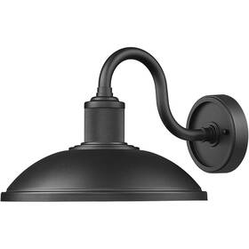 5020m-bk Z-lite Rlm 1 Light 9.25 Inch Sand Black Outdoor Wall