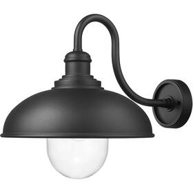 5026b-bk Z-lite Rlm 1 Light 15.5 Inch Sand Black Outdoor Wall