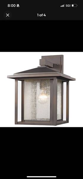 554b-orb Z-lite Aspen 1 Light 15 Inch Oil Rubbed Bronze Outdoor Wall Sconce
