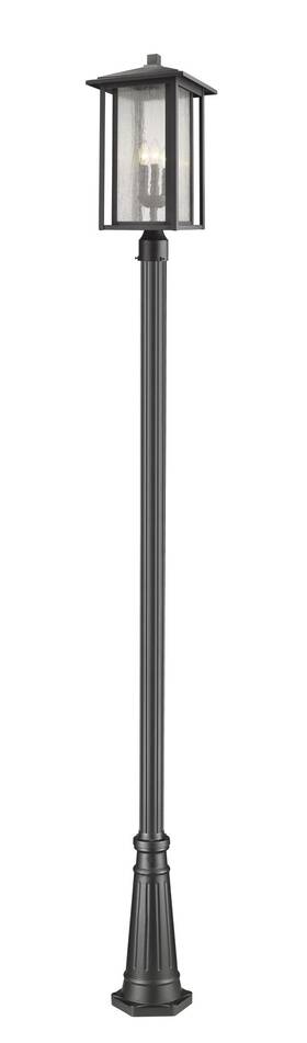554phxlr-519p-bk Z-lite Aspen 3-light Outdoor Post Mounted Fixture Light In Black 554phxlr-519p-bk Z-lite Aspen 3-light Outdoor Post Mounted Fixture Light In Black