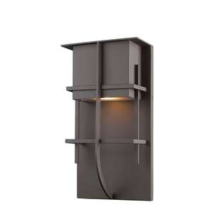 Z-lite 558mdbzled 558m-sl-led Stillwater Led 14.75 Inch Silver Outdoor Wall Light Z-lite 558mdbzled 558m-sl-led Stillwater Led 14.75 Inch Silver Outdoor Wall Light