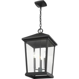 568chxl-bk Z-lite Beacon Outdoor Pendant Or Chandeller Black -a1