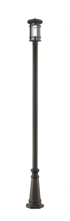 570phm-519p-orb Z-lite - Jordan 1 Light Outdoor Post Mount Lantern In Craftsman Style 12.5
