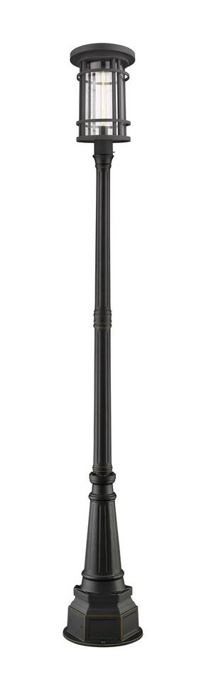 570phxl-564p-orb Z-lite Jordan 1-light Outdoor Post Mounted Fixture Light In Oil Rubbed Bronze 570phxl-564p-orb Z-lite Jordan 1-light Outdoor Post Mounted Fixture Light In Oil Rubbed Bronze