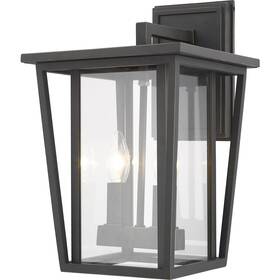 571m-orb Z-lite Seoul 2 Light 14.75 Inch Oil Rubbed Bronze Outdoor Wall