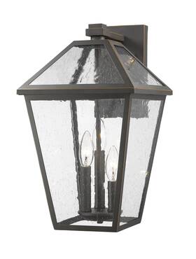 579b-orb Z-lite 579b Talbot 3 Light 18 Inch Tall Marine Grade Outdoor Wall - Bronze