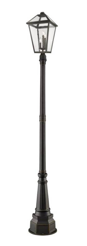 579phxlr-564p-orb Z-lite - Talbot 3 Light Outdoor Post Mount Lantern In Traditional Style
