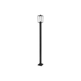 594phms-536p-bk Z-lite - Sheridan 1 Light Outdoor Pier Mounted Fixture In Style-19.75
