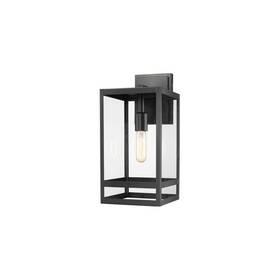 Style-17.5 Z-lite 596m-bk - Nuri 1 Light Outdoor Wall Sconce In Inches Tall