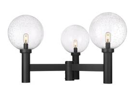 Style-22.5 Z-lite 599bp3-bk - Laurent 3 Light Outdoor Post Mount In Modern Inches