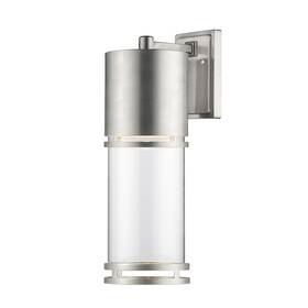 Z-lite 685659057560 Luminata Outdr Led Wall Lt 8.25x5.88x17.63 Inch Aluminum Clr - 553b-ba-led