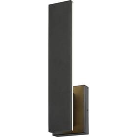 Z-lite 685659191110 5007-18bk-led Stylet Led 3.75 Inch Sand Black Outdoor Wall Light