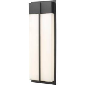 Z-lite 685659196382 5014b-bk-led Nyx Outdoor Wall Light In Black Led