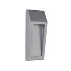 Z9302-bao-led Craftmade Wedge Brushed Aluminum Outdoor Led Pocket Sconce 647881174262