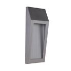 Z9322-bao-led Craftmade Wedge Brushed Aluminum Outdoor Led Pocket Sconce 647881174248