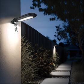 Ds018 Zayhoul Solar Lights Outdoor Waterproof Motion Sensor 4 Modes Battery Powered