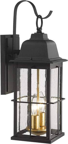20071b2 Zeyu Exterior Porch Light Fixture 17 Inch Outdoor Wall Sconce Black And Gold Finish 20071b2 Zeyu Exterior Porch Light Fixture 17 Inch Outdoor Wall Sconce Black And Gold Finish