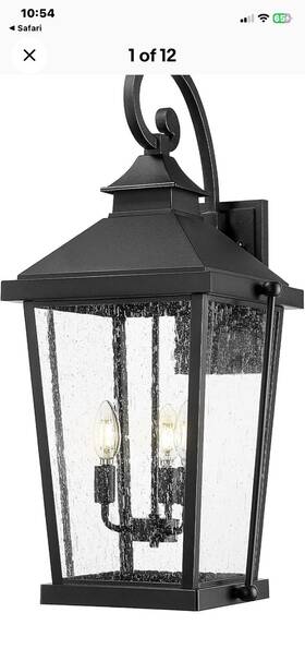 Zw105b-l Zeyu 27 Inch Outdoor Wall Lamp 3-light Large Lighting For House Po